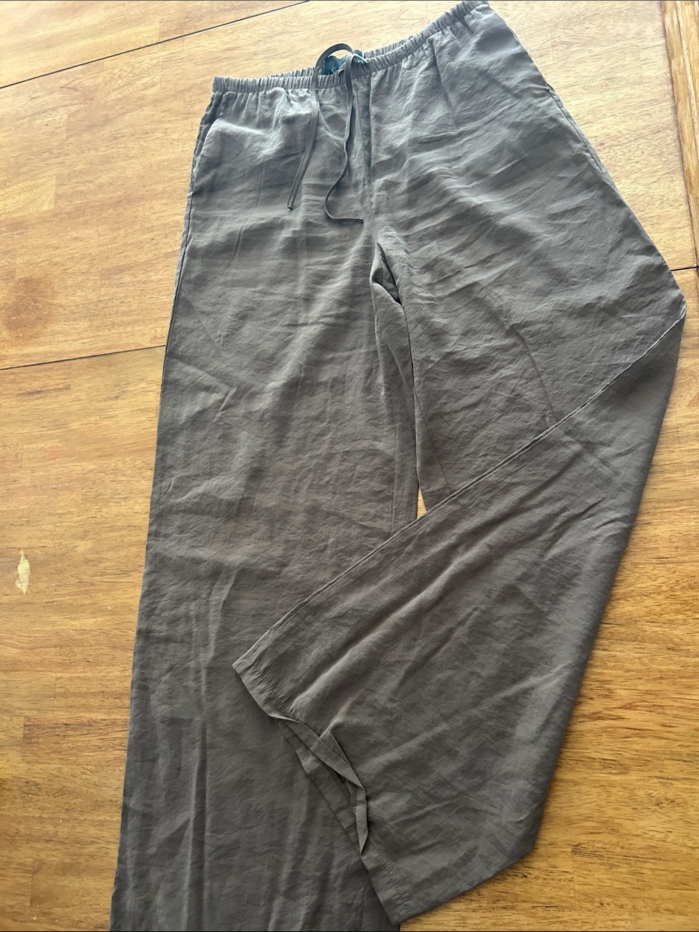 Women’s Zara Casual Drawstring Pants - brown small